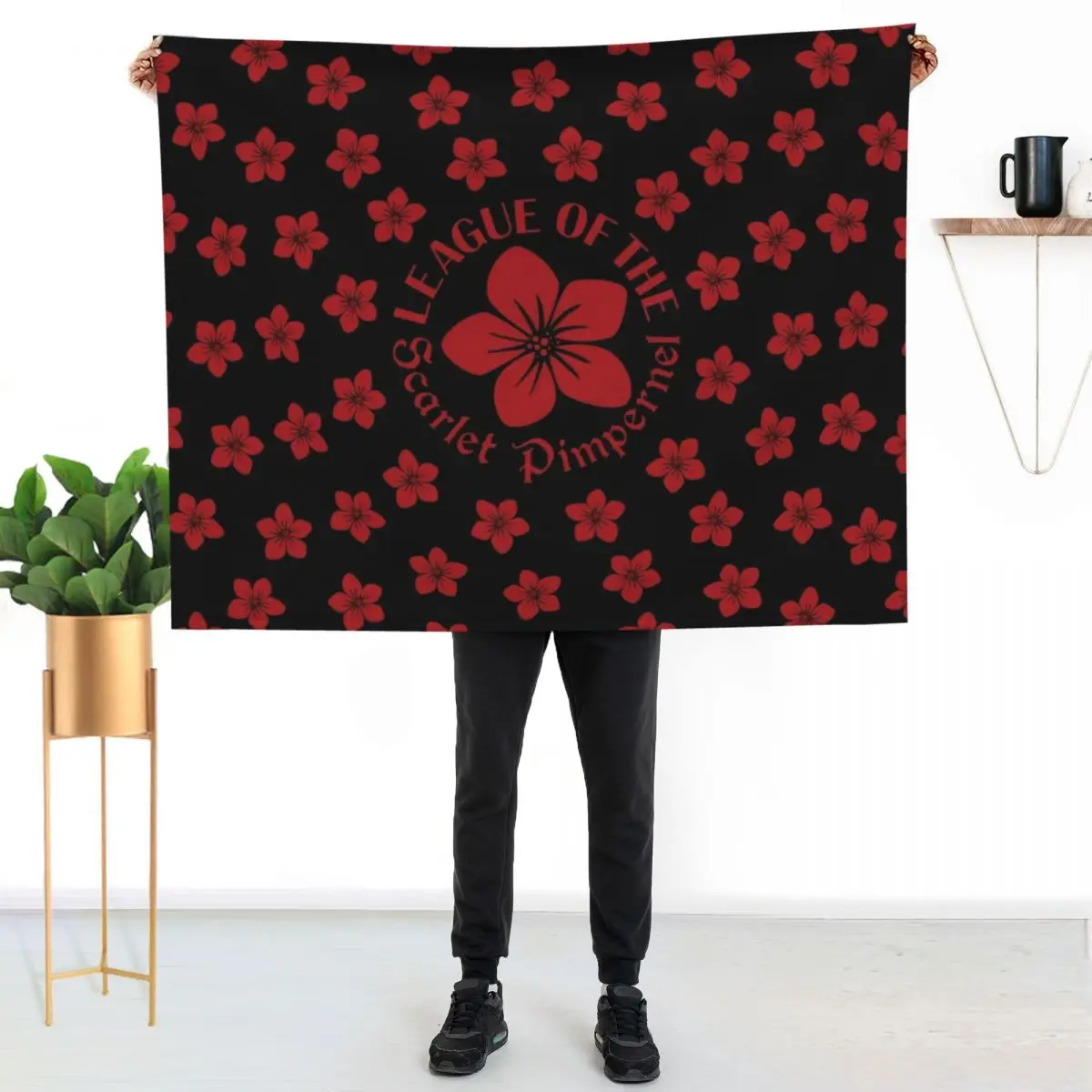 

League of the Scarlet Pimpernel Throw Blanket Fade Resistant Durable Throw Blanket