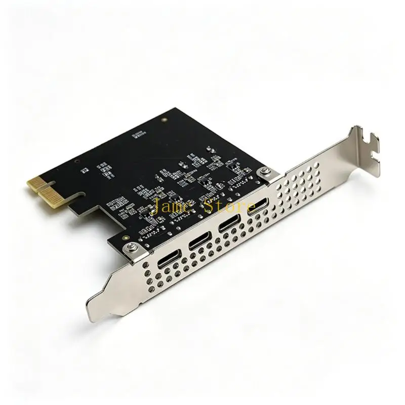 LX0B 4 Port USB C PCIe Card Fast 5Gbps Data Transfer For Desktop And Laptop