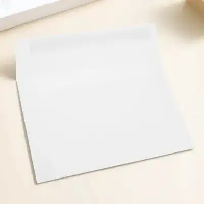 

50Pcs Invitation Envelopes for Cards Self Seal Blank Wedding Greeting Party Envelopes Lightweight Portable Wear Resistant Luxe