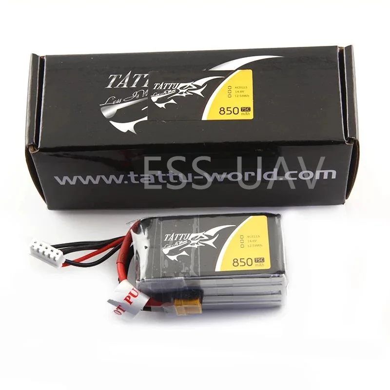 ACE Tattu LiPo Rechargeable Battery Lipo 3S 4S 850mAh 75C 45C1P for RC FPV Racing Drone Quadcopter