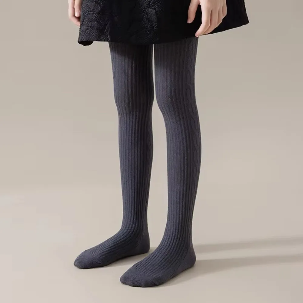 New Knitted Leg Warmers Breathable Cotton Hosiery Tights For 0-12Y