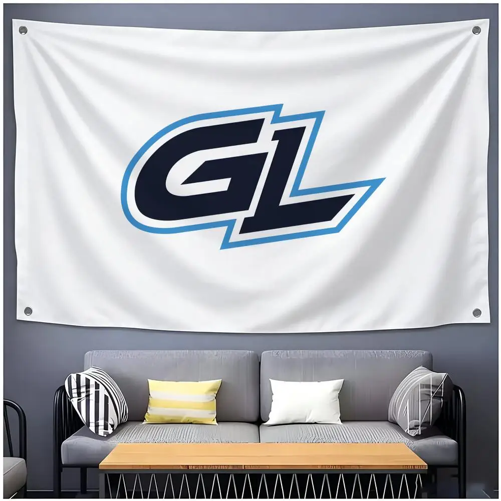 Esports Team Gl Flags Daily Four Ring Borderless Design Indoor Outdoor Decor Easy to Hang Install