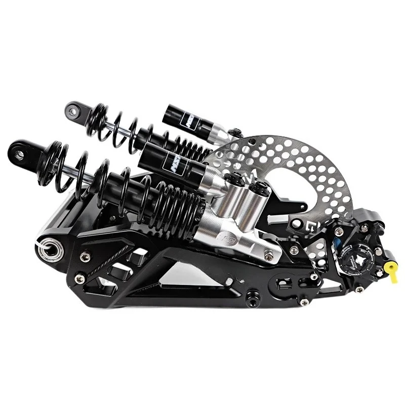 Motorcycle numerical control rear suspension swing arm shock absorber brake caliper kit for electric motorcycles made in China