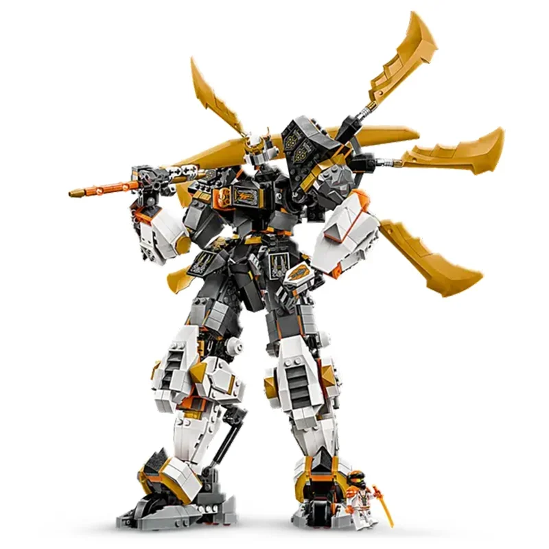 

MEIZHI Compatible Ninja Series Cole Titan Dragon Mech Building Blocks Rise of the Dragon Samurai Mecha Bricks Toys For Boys Gift