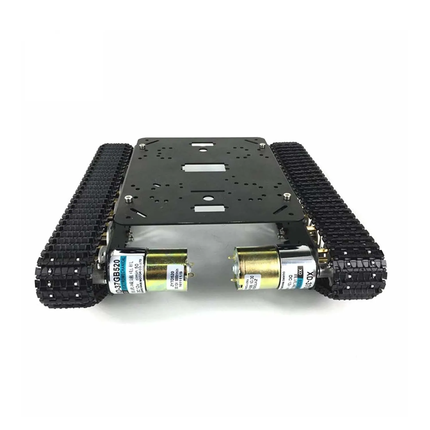 Metal robot tank car chassis tracked vehicle track crawler caterpillar Shock Absorber robotics diy rc toy teaching platform