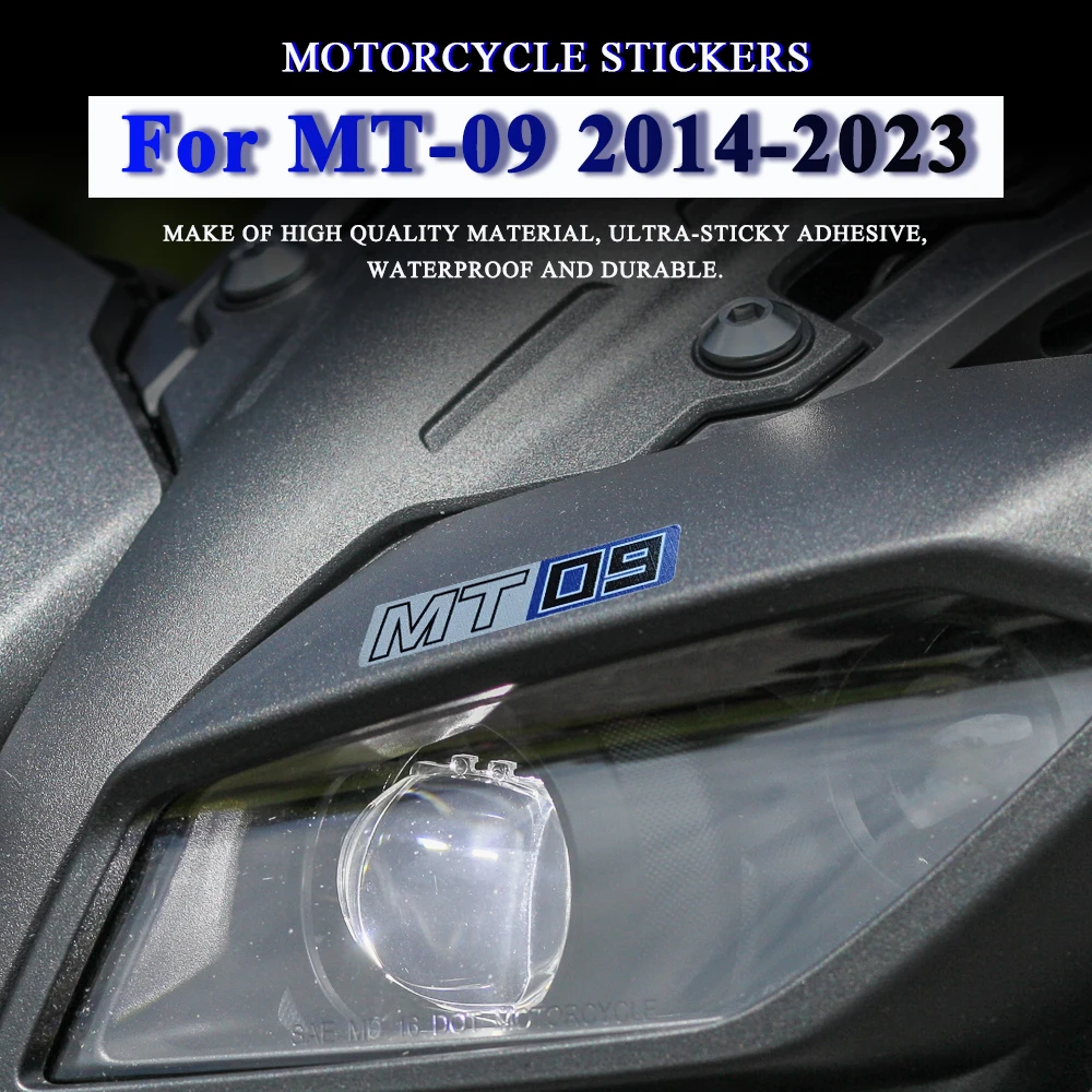 

For Yamaha MT 09 MT-09 SP MT09 Tracer ABS 2014-2020 2021 2022 2023 Blue Motorcycle Stickers PVC Decals Decoration Accessories