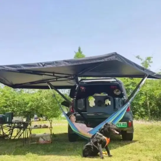 

Двухстоечный тент-навес 2М для кемпинга на открытом воздухе, с углом обзора 270 градусов, автомобильный тент-маркиза, боковые тенты для автомобиля, тент-навес на крышу автомобиля