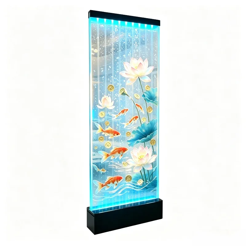 Water drop lamp wine cabinet partition entrance new strange furniture home bubble process
