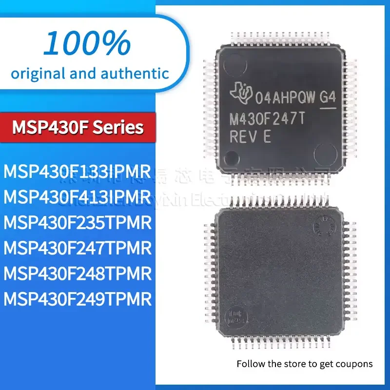 

Original genuine MSP430F413IPMR MSP430F249TPMR MSP430F248TPMR MSP430F247TPMR MSP430F235TPMR MSP430F133IPMR TQFP