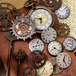2pcs 3D Stereoscopic Die cut Stickers Bronze Museum Theme Decorative handmade Scrapbooking Material Diary Album Craft Supplies