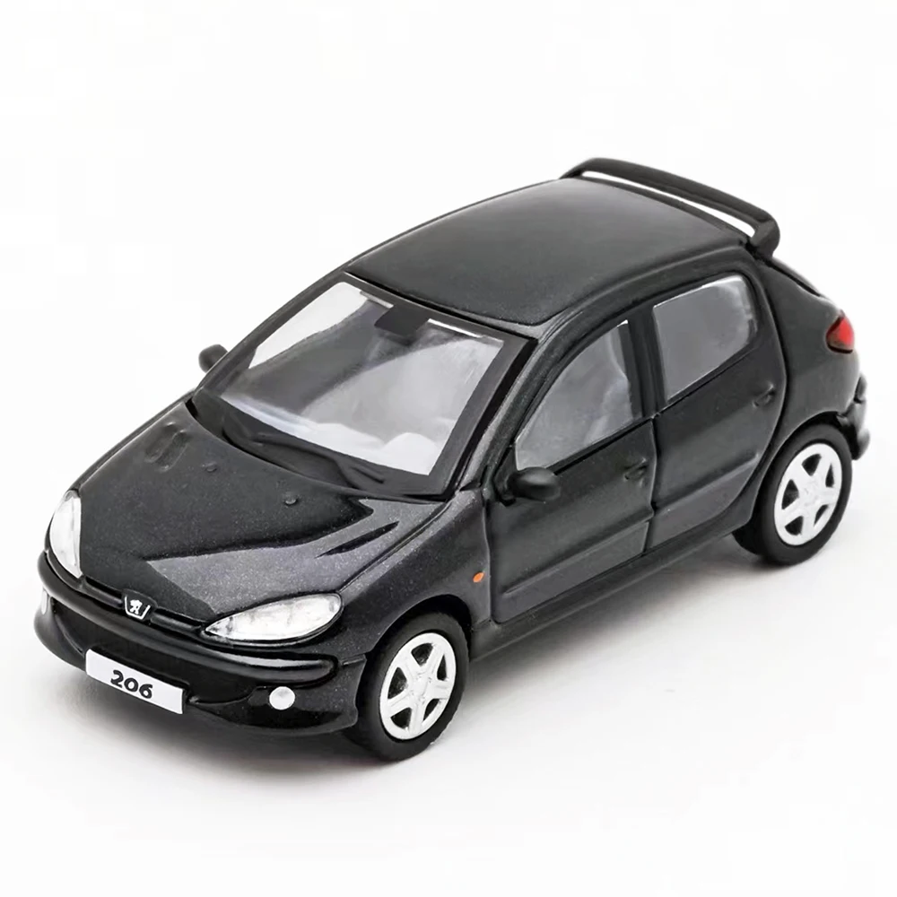 DCT 1/64 206, модель автомобиля, винтажный автомобиль, хэтчбек, литая под давлением коллекция автомобилей, игрушечная станция, автомобиль, подарок