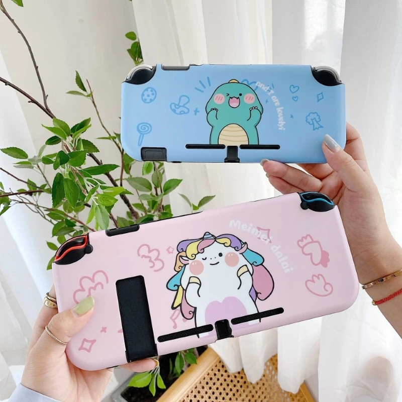 Soft Case For Nintendo Switch Lite Accessories Drop-proof Protective Covers Cartoon Silicone Shells For Switch Lite Console Game