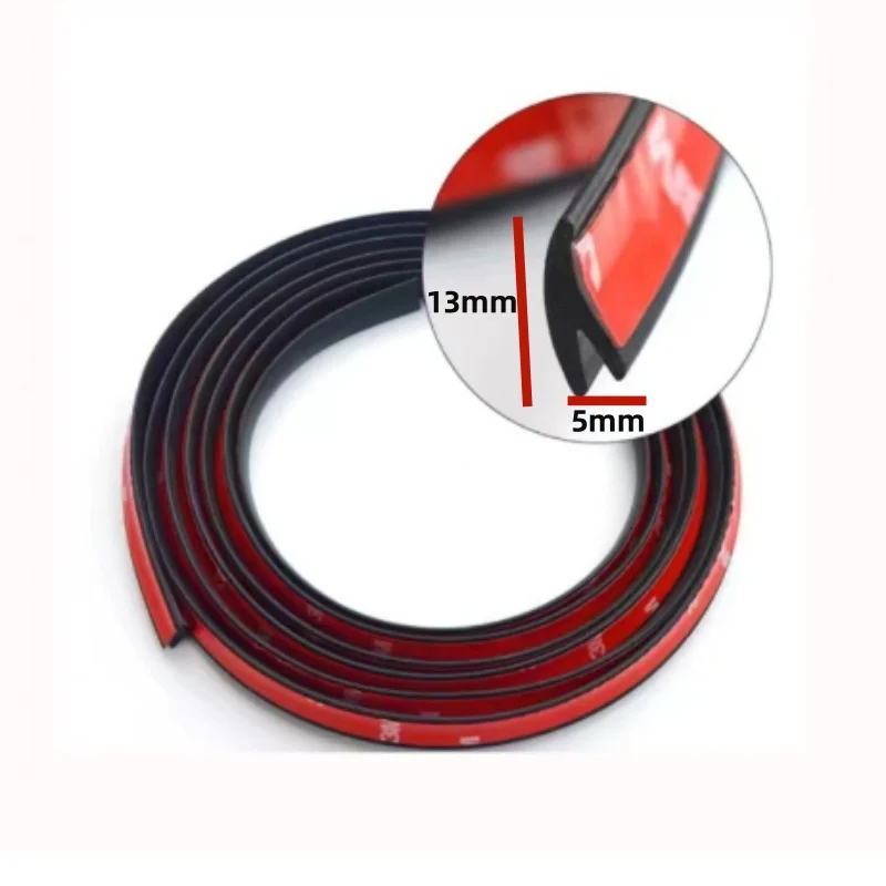 Y Shape Auto Window Gap Protection Car Sealing Strips Rubber Dustproof Waterproof Car Seal Strip Protector Sound Insulation image 4