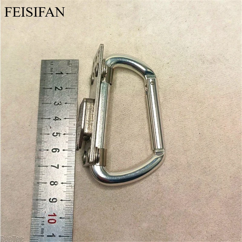 Stainless Steel Quick Hang Spring Tool Hook Handmade Accessory Compatible With Tajima Belt Buckle Practical Gift For Men