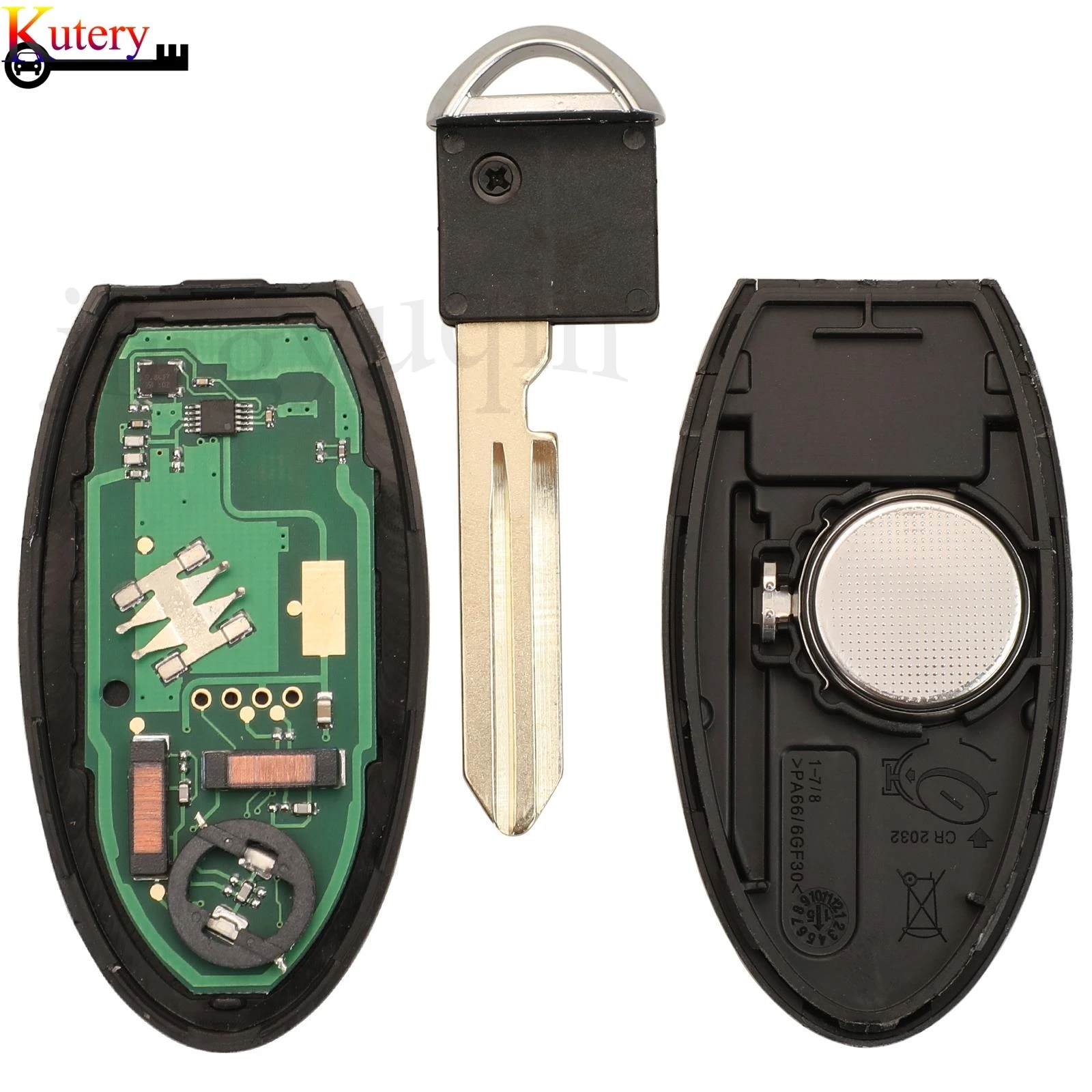 Jingyuqin مفتاح السيارة الذكية بدون مفتاح عن بعد لنيسان صني سيلفي سنترا فيرسا Teana 315Mhz ID46-PCF7952A رقاقة CWTWB1U815