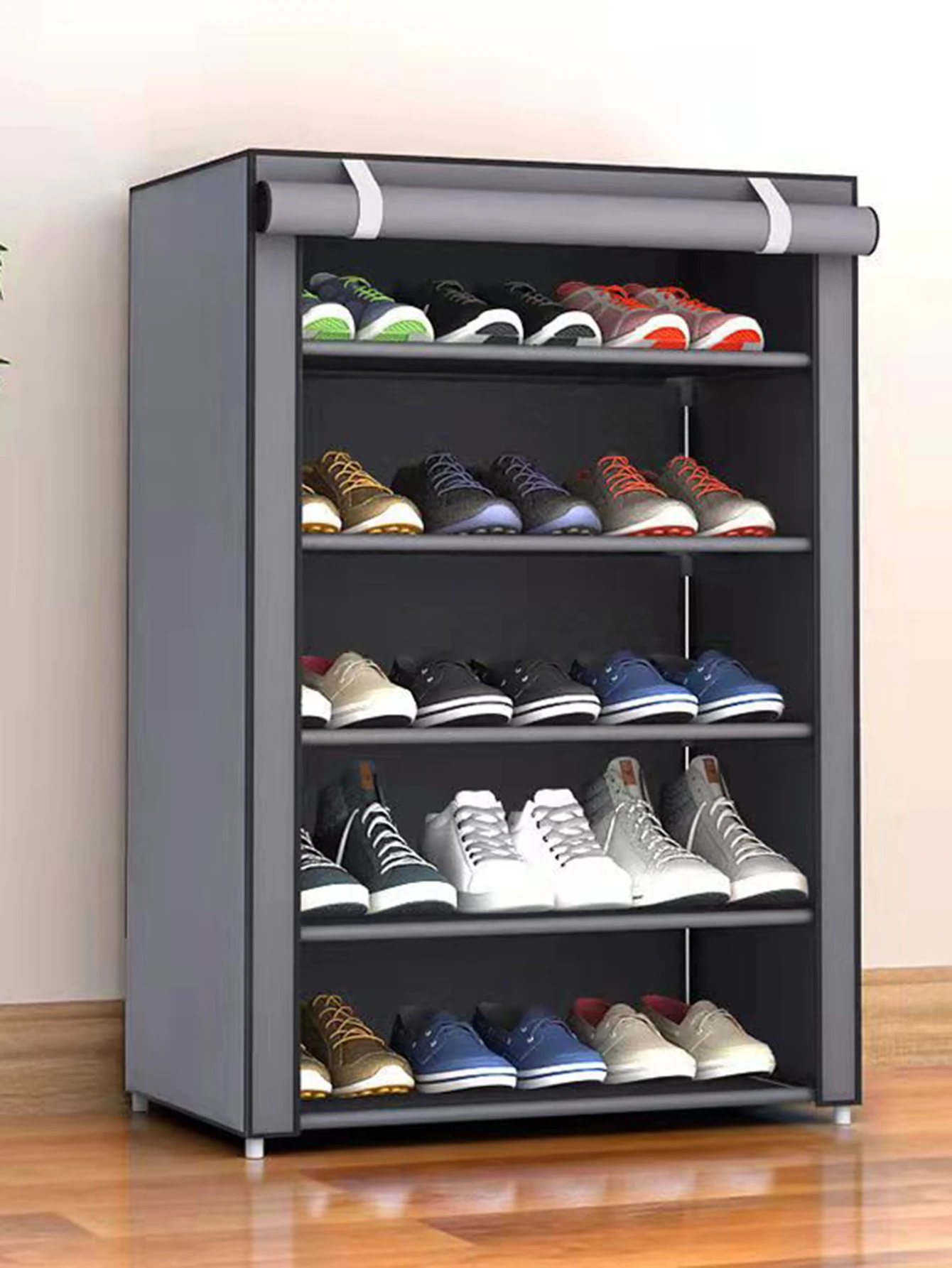 10/8/6Layers Shoe Cabinet Dustproof Fabric Organizer Stand Holder Hallway Saving Space Shelf Home Furniture Storage Shoe Rack