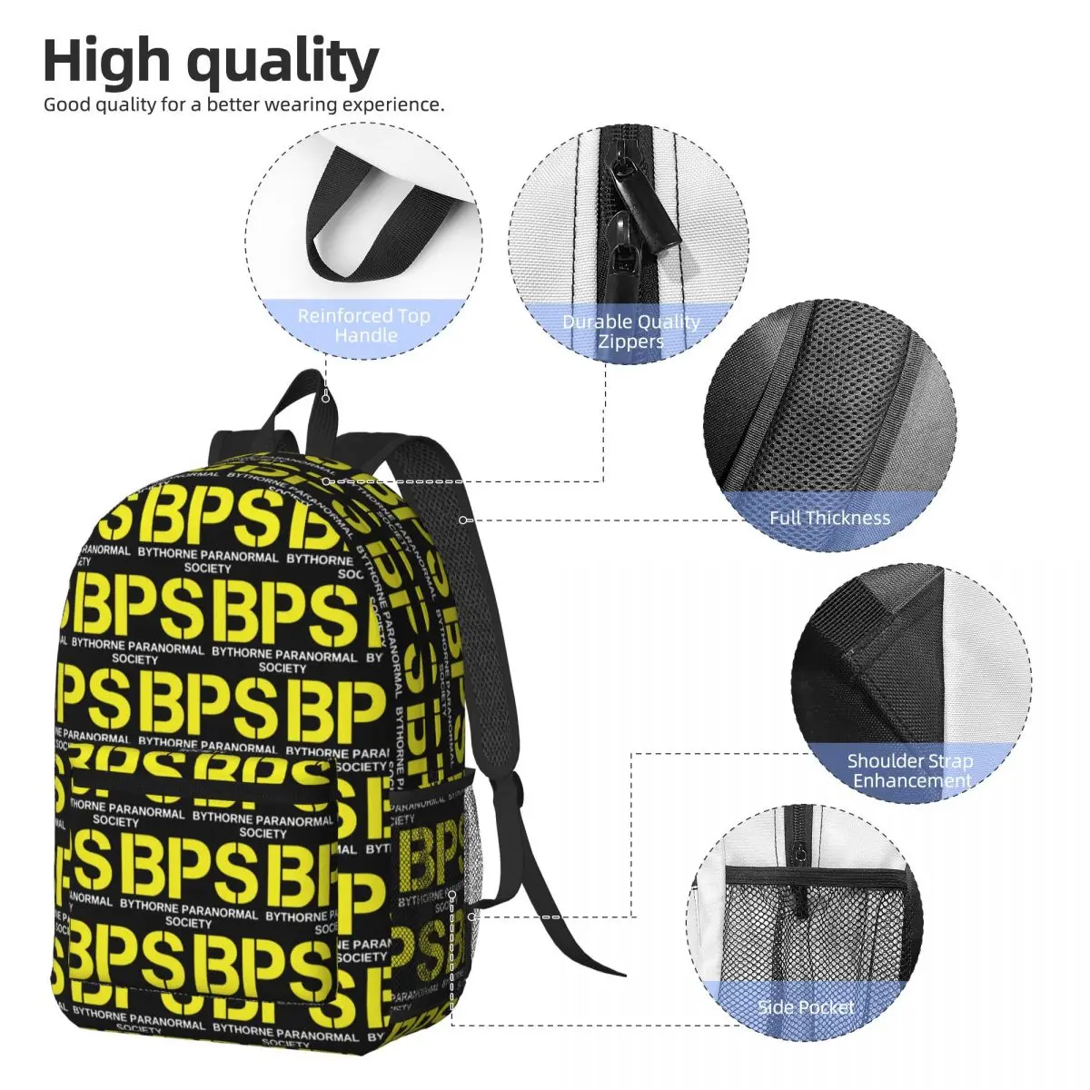Mandela Catalogue Merch Mandela Catalogue Soc Backpack Student BookBag Kids School Bag Computer Shoulder Bags for Men Women