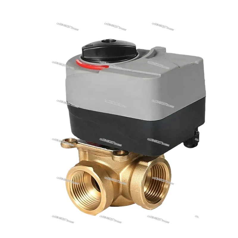 Rotary Actuator 3 way Brass Motorized Thermostatic Water Diverting Valve