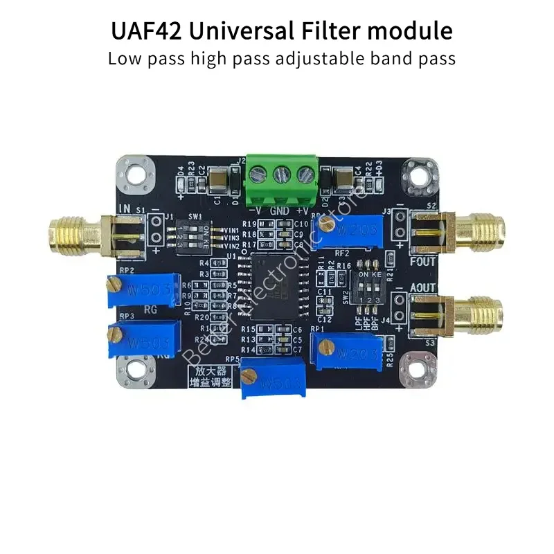 

UAF42 Universal Filter module Low pass high pass adjustable band pass
