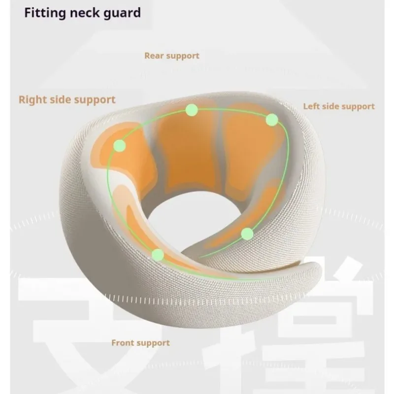 Memory Foam U Shaped Neck Pillow Travel Pillow for Airplane Car Office Nap Cervical Support with Portable Storage Box