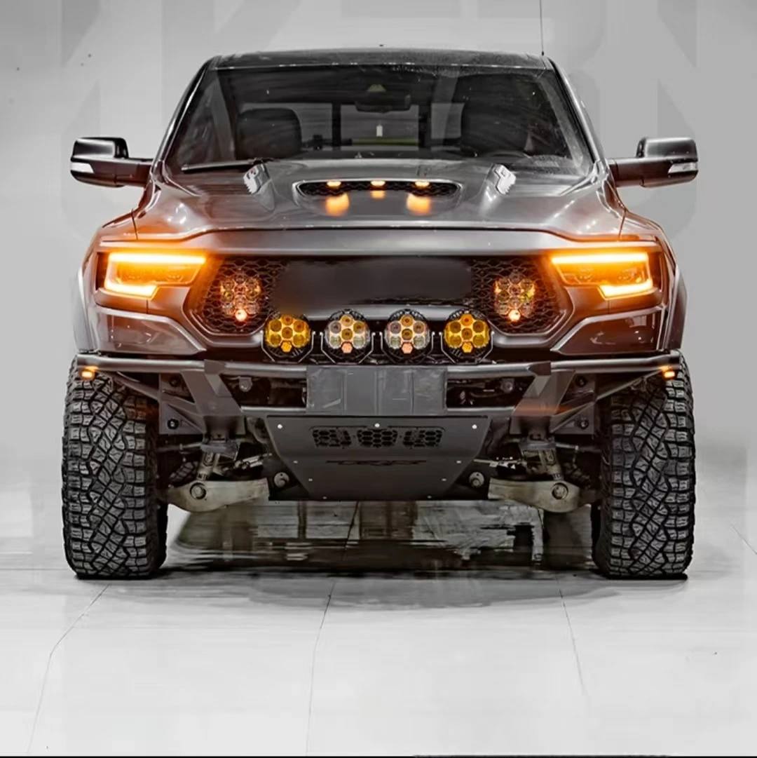

For Ram 1500 TRX Sand Dune Off-Road Front Bumper Practical Aesthetics For Competitive Passionate Auto Ensuring Safe Journeys