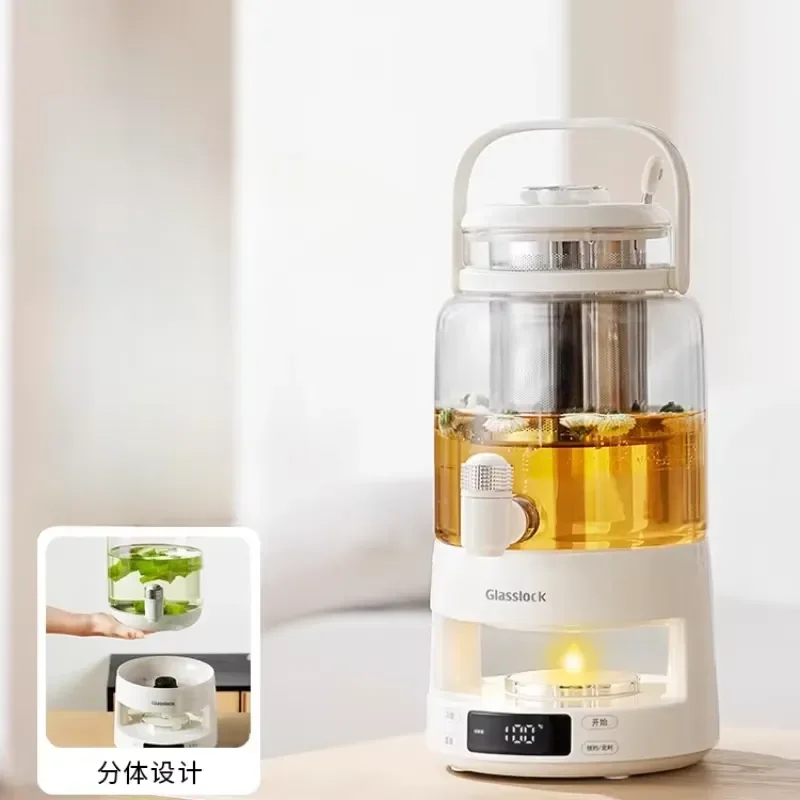 2026 Latest Multi-Functional Electric Health Pot with Faucet for Stewing Soup Fruit Wine Kitchen Appliance