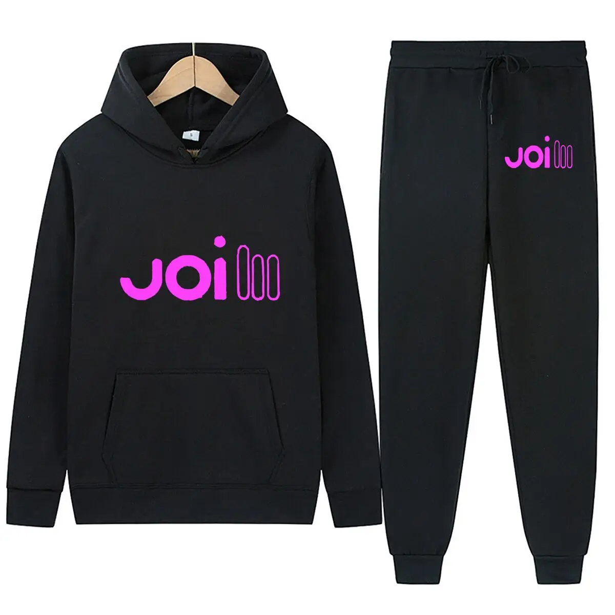 Joi - أنيق، نص - تصميم تحت عنوان هوديس زوجين بلوزات عصرية Sweatpants #3