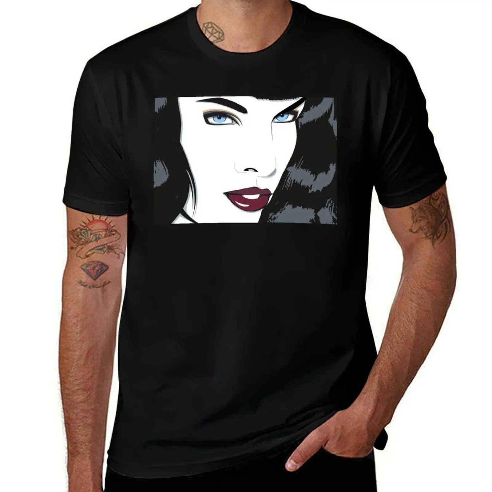 Bettie Page T-Shirt quick-drying vintage anime shirt graphic t shirts aesthetic clothes mens graphic t-shirts hip hop