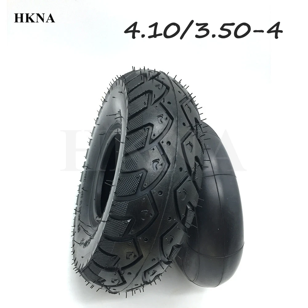 4.10/3.50-4 Tires Inner Tube for 47/49CC Motorcycle Scooter Mini Quad Dirt Pit Bike ATV Go-Kart Chunky Thickened Tyre Parts