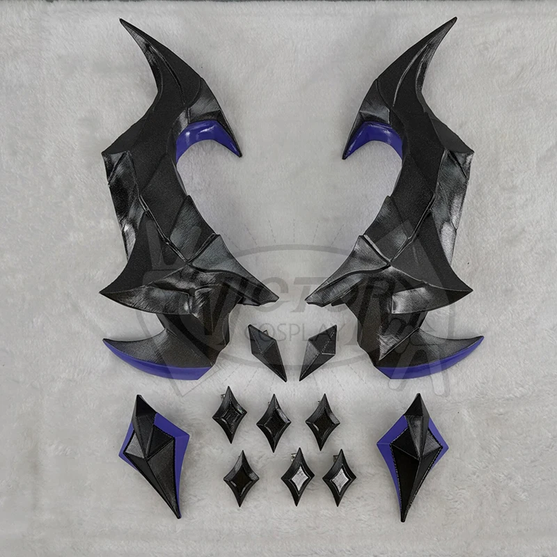 Honkai Star Rail Flins Cosplay Gifts Horns Head Clip Headwear Cosplay Props Accessories Hair Clip Halloween Christmas view 5