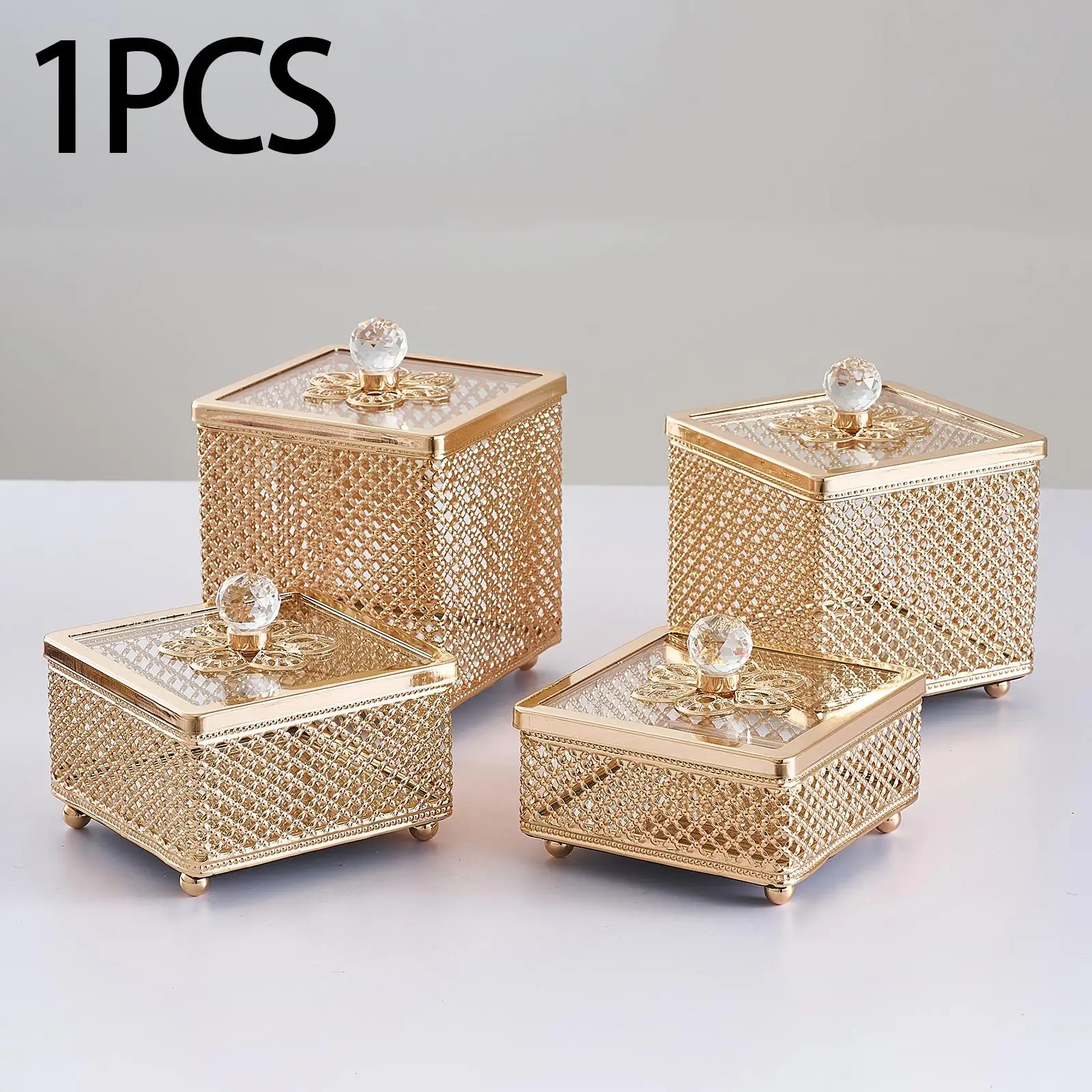 Luxury Jewelry Box Non-slip Corners Jewelry Box for Living Room