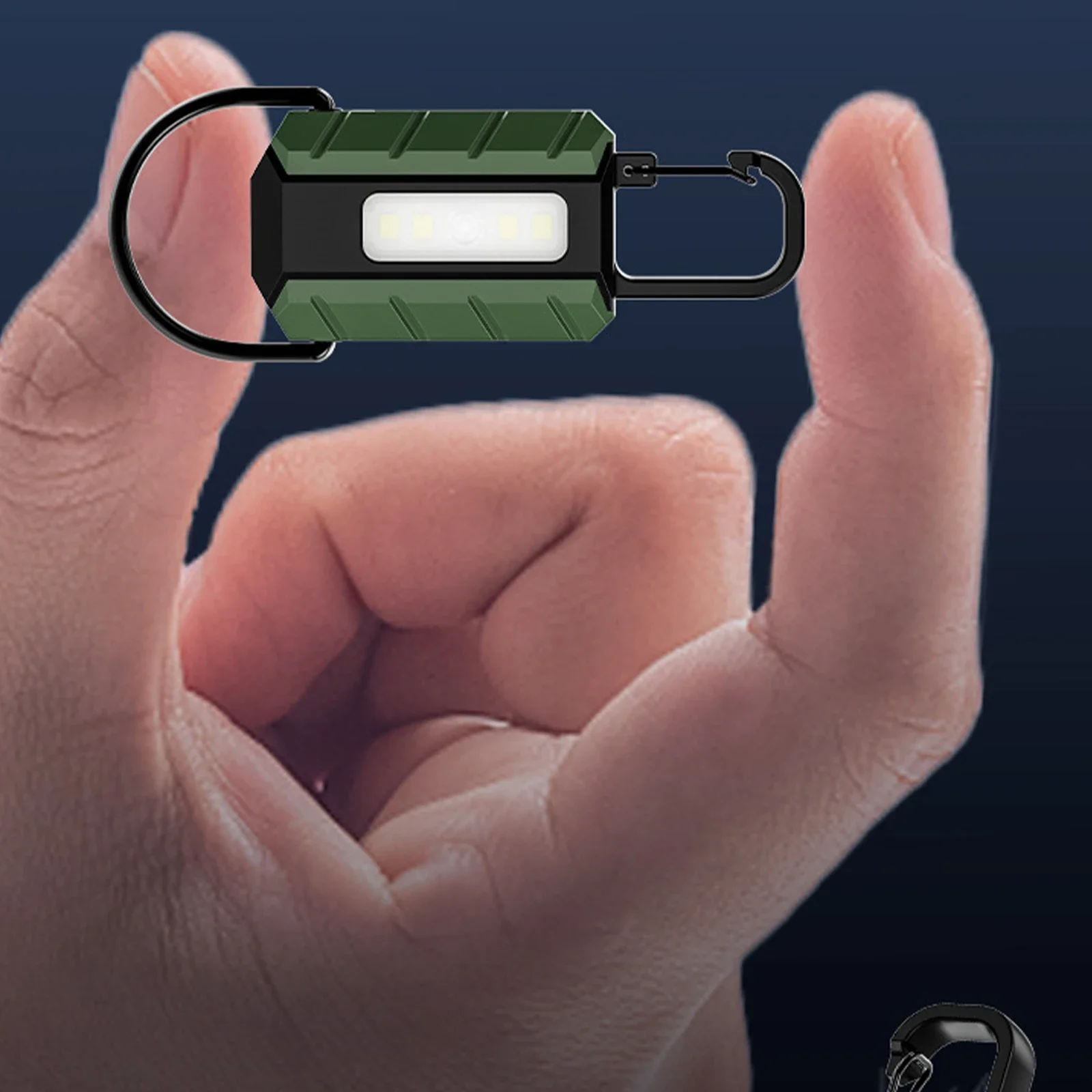 For Outdoor Camping Hiking Emergency LED Flashlight USB Rechargeable Mini Flashlight Small Flashlight