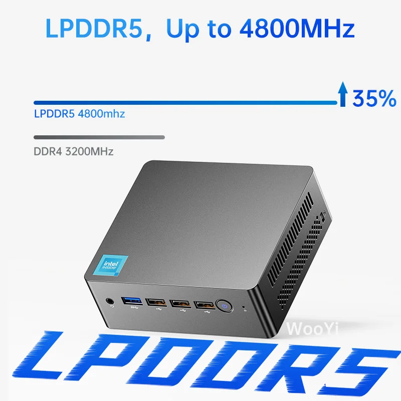 N9N Mini PC Intel Alder Lake N100 8GB LPDDR5 256GB SSD Windows 11