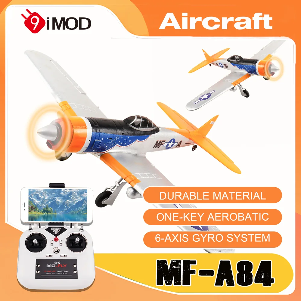 9IMOD RC Plane MF-A84 Fixed-wing Aircraft 10CH 25min Flight One-key Aerobatic EPP Brushless Optional Camera Remote Control