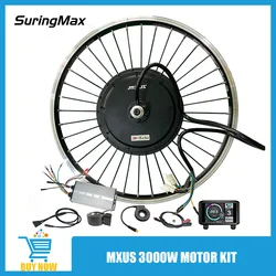 MXUS-Hub Motor Kit for Electric Bike, Bicycle Wheel, Rear Drive, Conversion, 20 