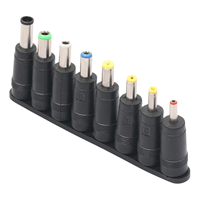 8Pcs AC DC 5.5X 2.1 MM Female Jack Plug Adapter Connectors TO 6.3 6.0 5.5 4.8 4.0 3.5mm 2.5 2.1 1.7 1.35mm Male Power Adaptor