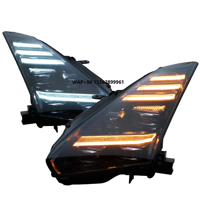 YU GUANG for Nissan GTR R35 Headlight 2008-2023 LED Projector Headlamp Upgrade LED 4 Len Projectors GT-R Head Lamp Front Lights