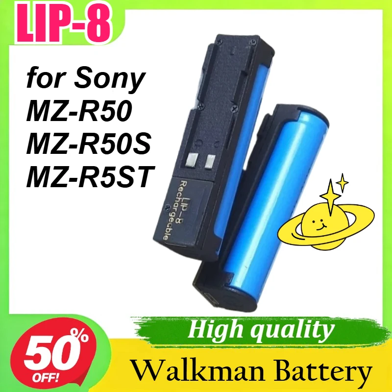 LIP-8 LIP8 for Sony MZ-R50 MZ-R50S MZ-R5ST 14650 Walkman Battery