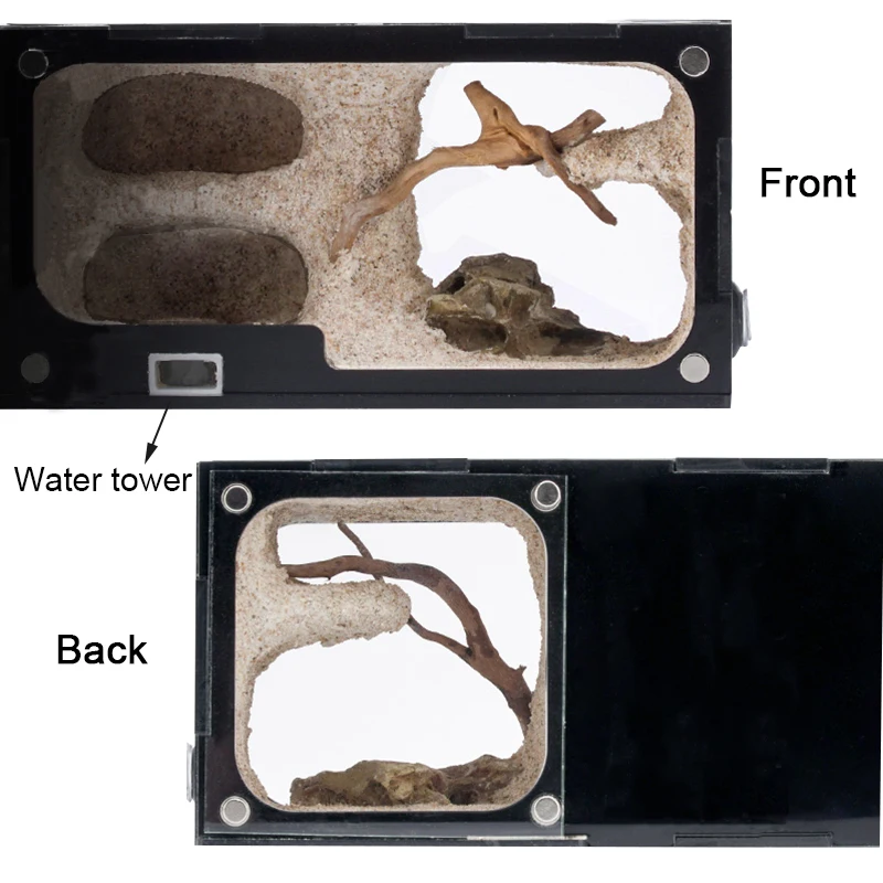 Concrete Ant Farm: Root - Decorated Nest With Unlimited Vertical Expansion For Insect Enthusiasts