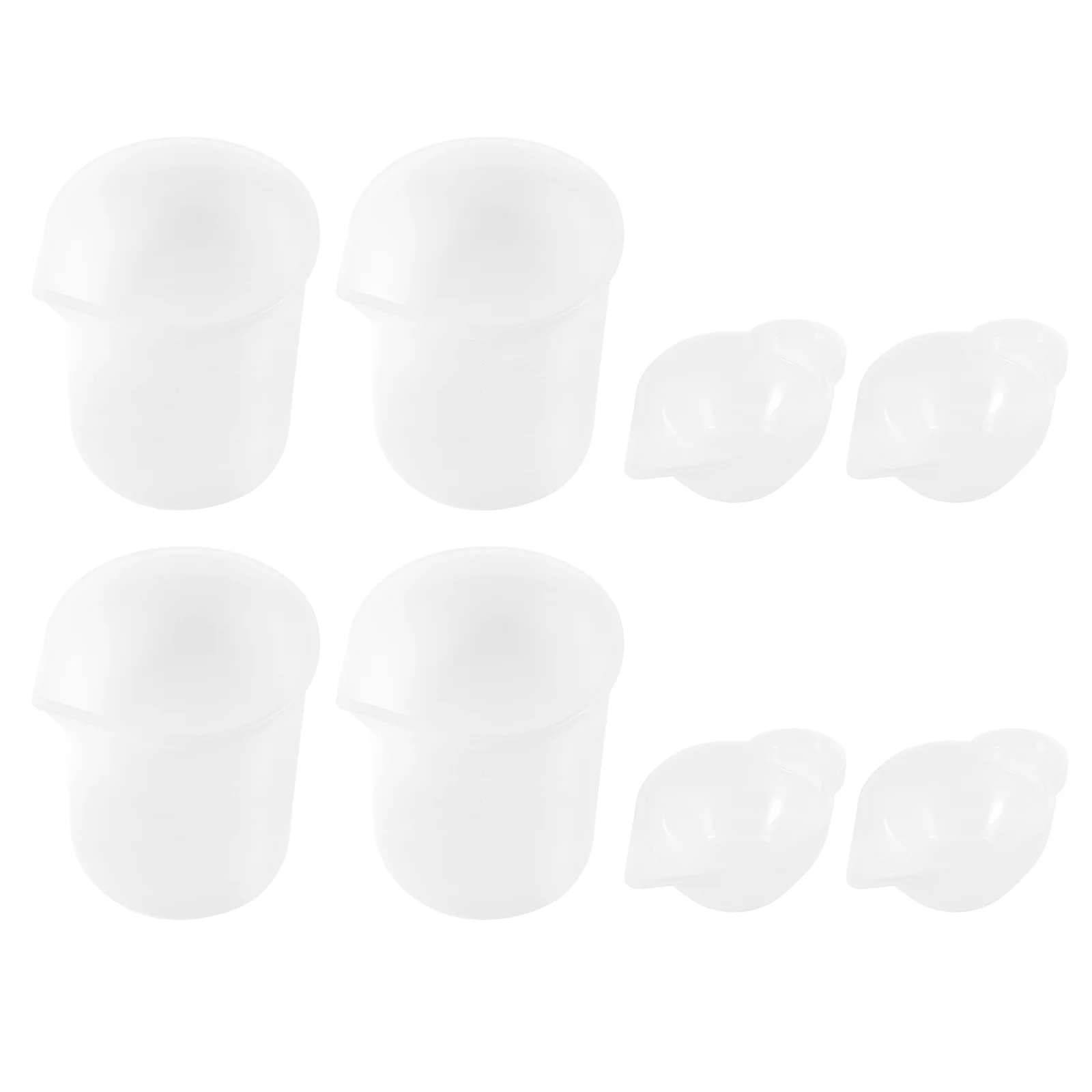 

8Pcs Crystal Resin Mixing Cups Silicone Pigment Dispensing Measuring Stirring Toning Cup for DIY Color Mixing Dispensing Cup