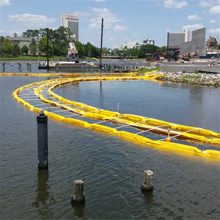 Inflatable Containment Boom Seaweed Dam Easy Water Flood Barrier Door Dam