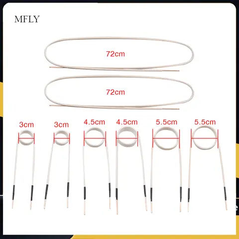 미니 자기 히터 DIY 유도 코일 유도 코일 디덕터 자기 유도 히터 키트 무화염 열 액세서리 8/10개