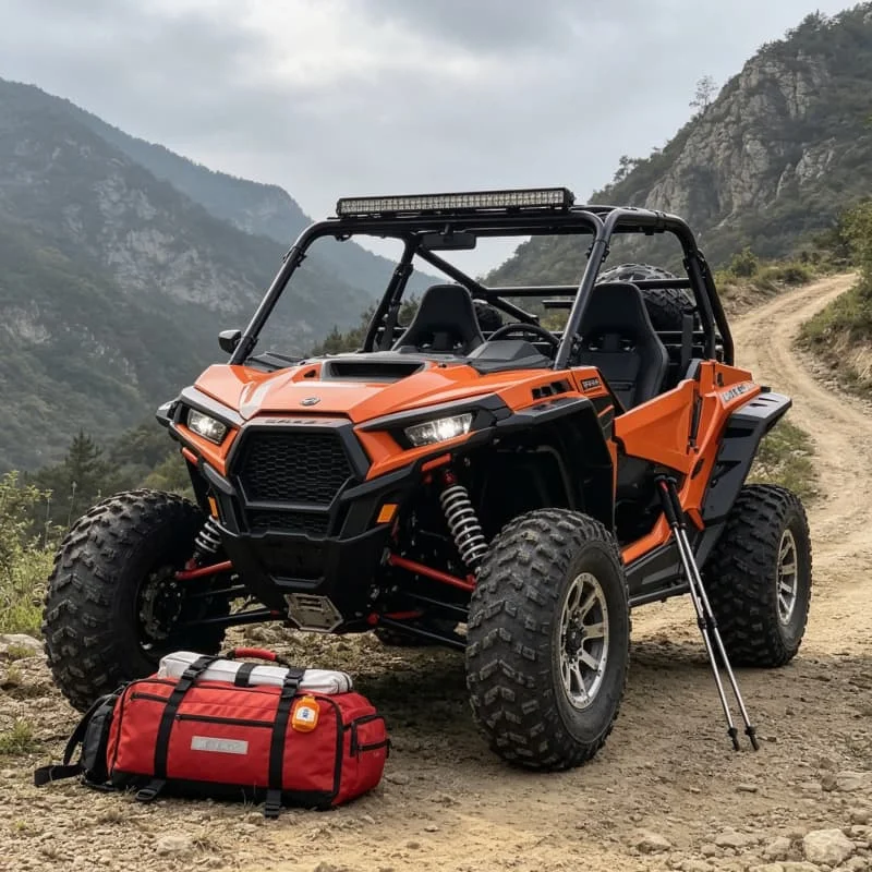 Knobby Tire Beach Buggy 270cc 4x4 ATV Quad For Sand Dune Desert Traction Customized Beach Buggy 200cc 4x4 Off Road Dune Vehicle