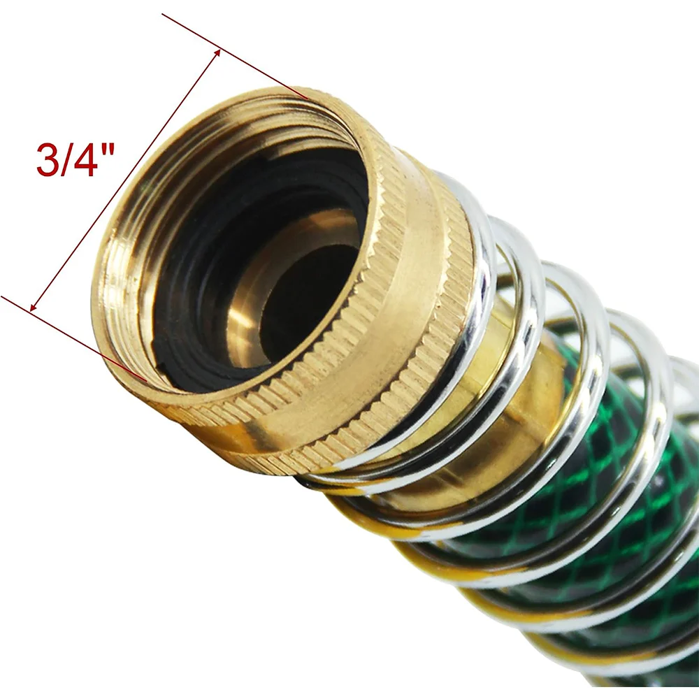 Garden Hose Extension Adapter, Hose Kink Protector with Coil Spring
