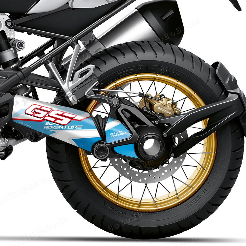 For R1200 GS/GSA13-18 R1250 GS/GSA19-22 3M Motorcycle Swingarm Protection Decal Rotating Shaft Propeller Sticker Accessories