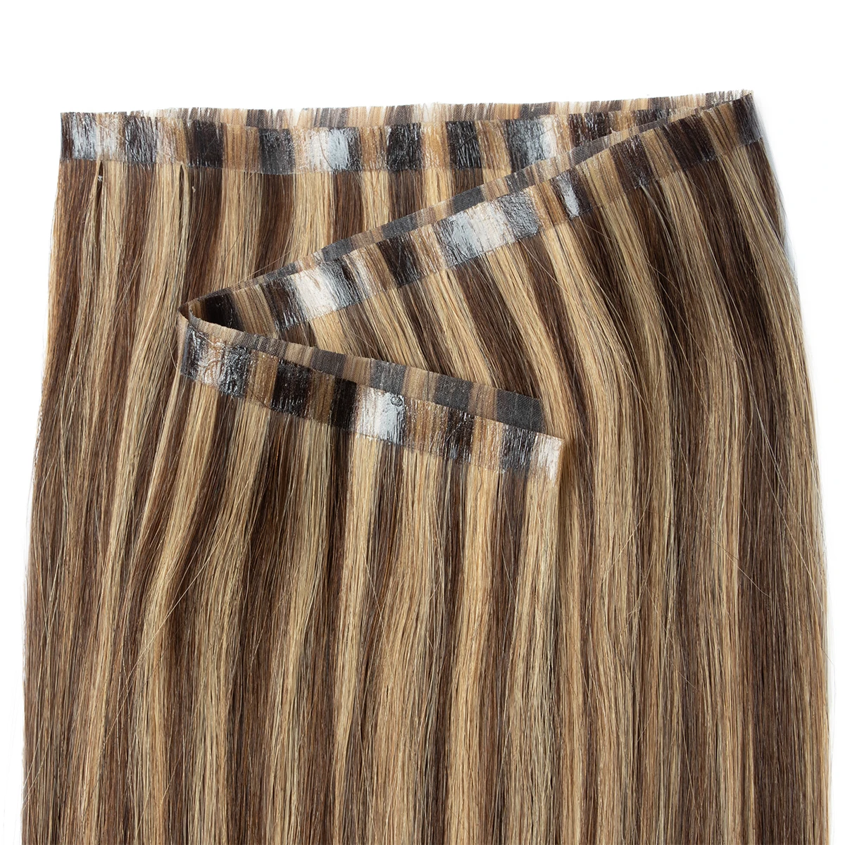 طويل بولي لحمة لحمة الشعر البشري الشريط حزم بولي Skin الجلد لحمة الشريط في ملحقات لا الغراء الطبيعي مستقيم 40-50 جرام 12-20 بوصة 80 سنتيمتر الشريط لحمة