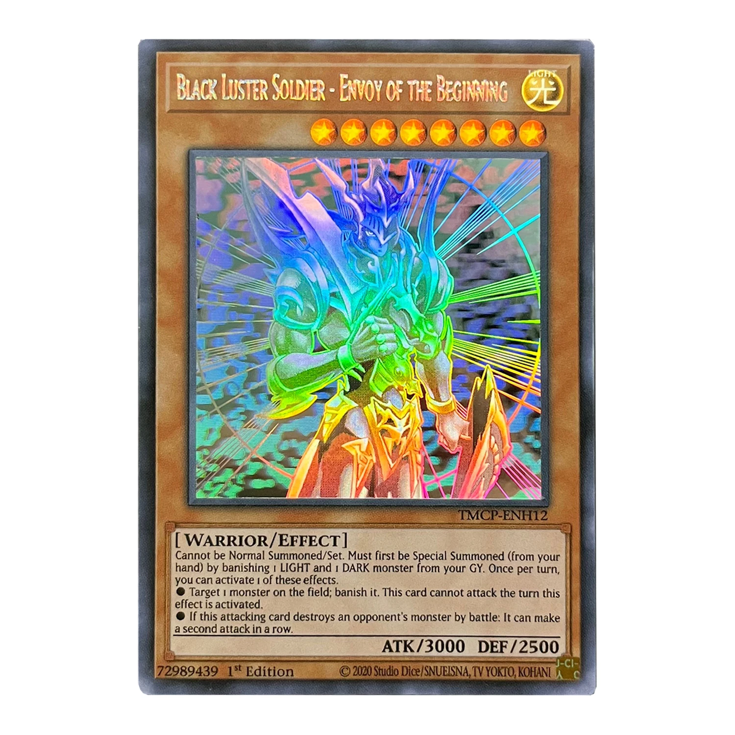 Diy Yu-Gi-Oh! Egyptian God Collection Card Black Luster Soldier Hr Ghost Flash Holographic Flash Background Animation Gift Toys