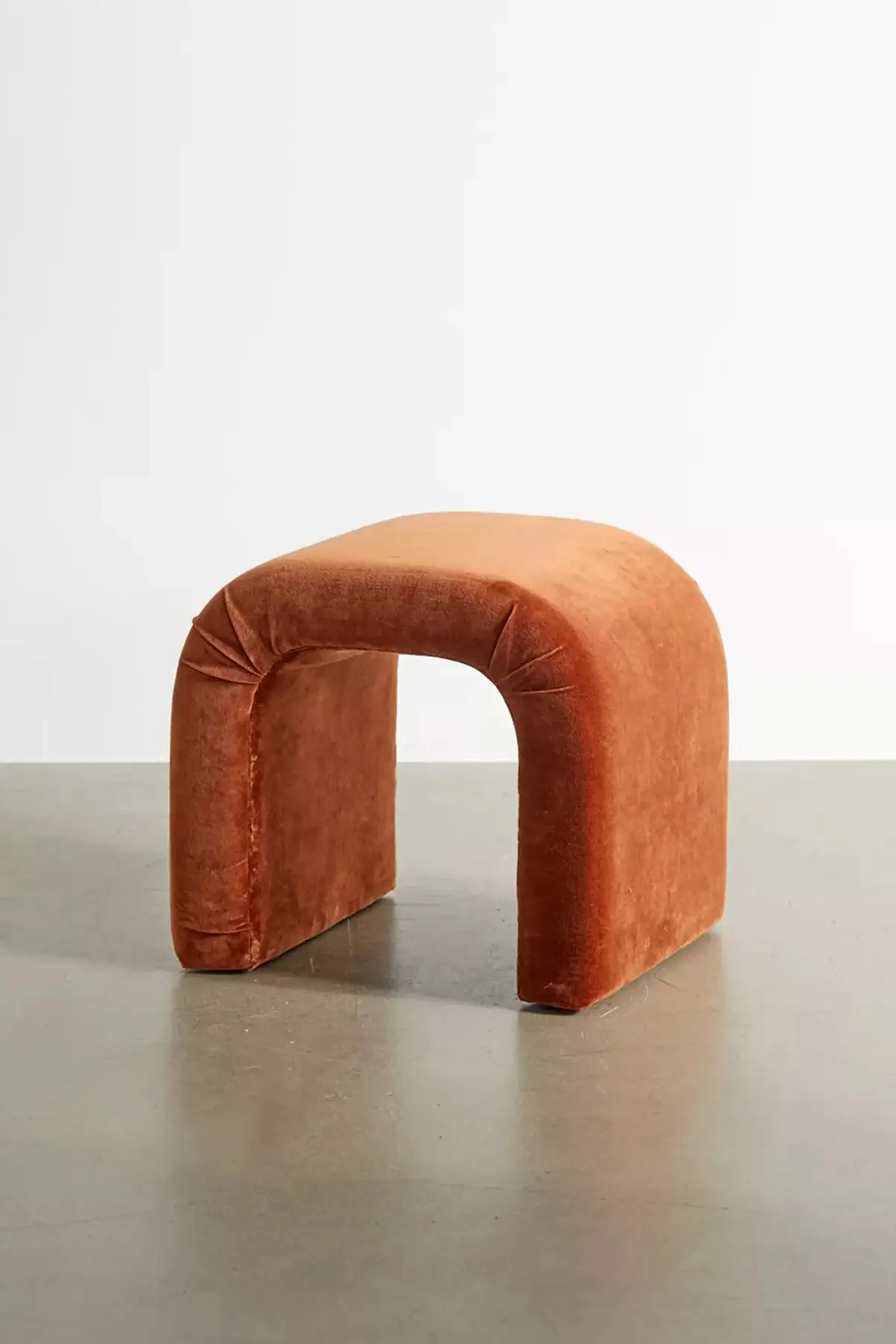 Turin Tile Modern Pouf Chair Makeup Chair Stylish Design Stool