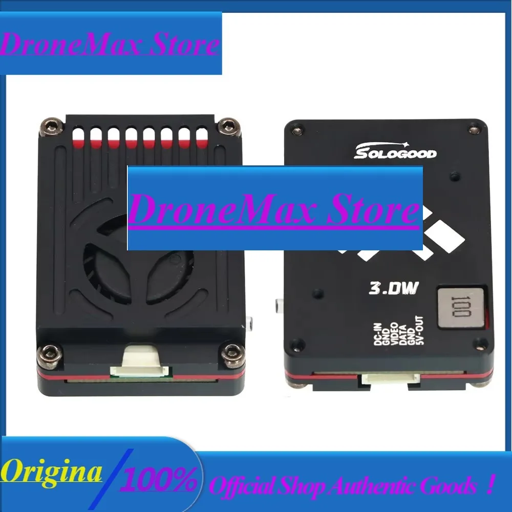 DroMaSologood 5.8G 3W 64CH VTX Video Transmitter For RC FPV Long Range Fixed-wing Drones DIY