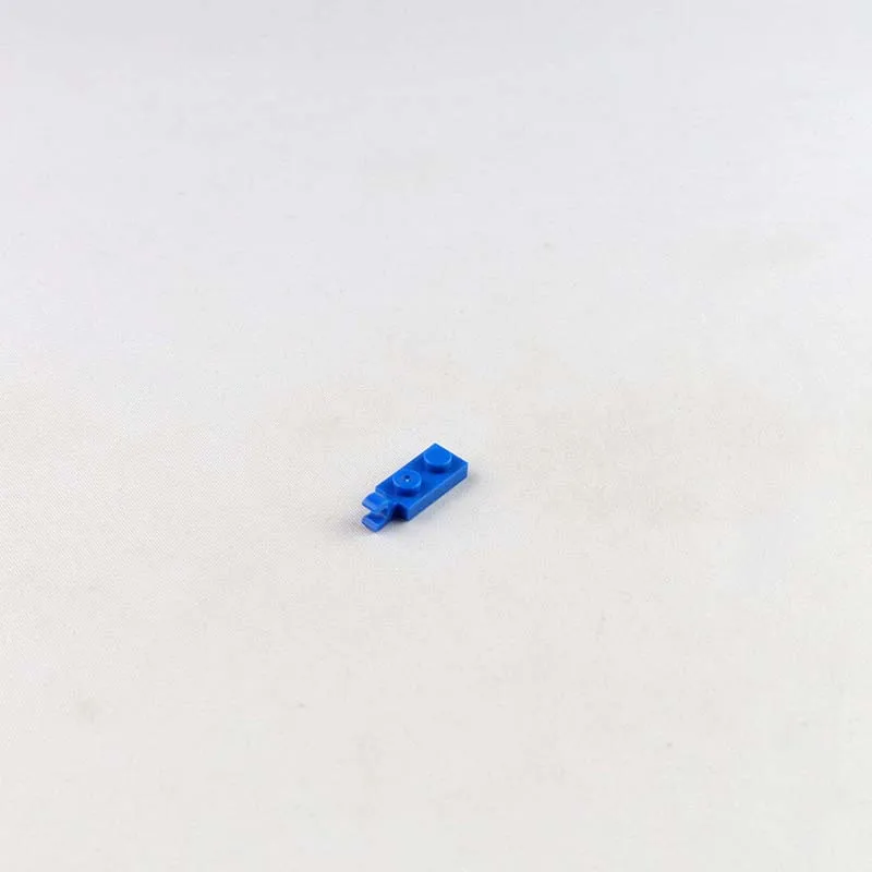 100 Stück Teil 63868 42923 Platte modifiziert 1x2 mit U-Clip am Ende MOC DIY Baustein Ziegel Spielzeug